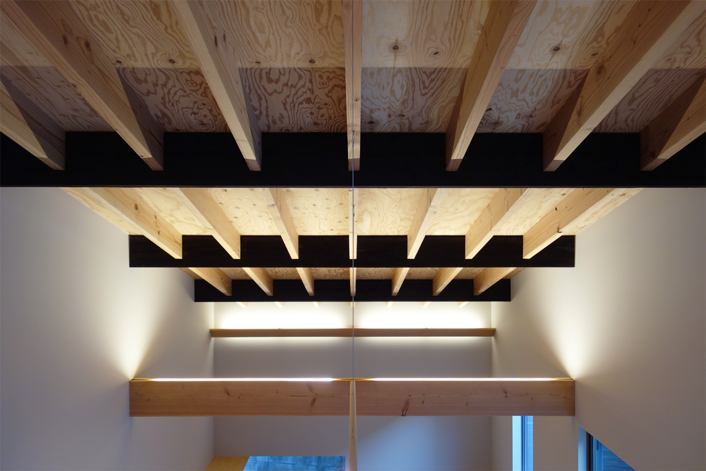 木造　傾斜天井
